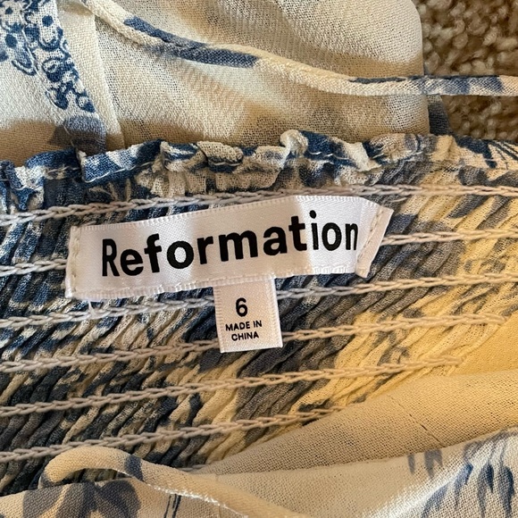 Reformation juliette Dress   Pompadour    authentic - Picture 13 of 16